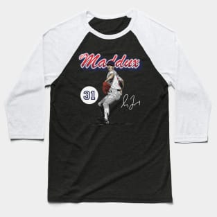 Greg Maddux Atlanta Retro Script Baseball T-Shirt
